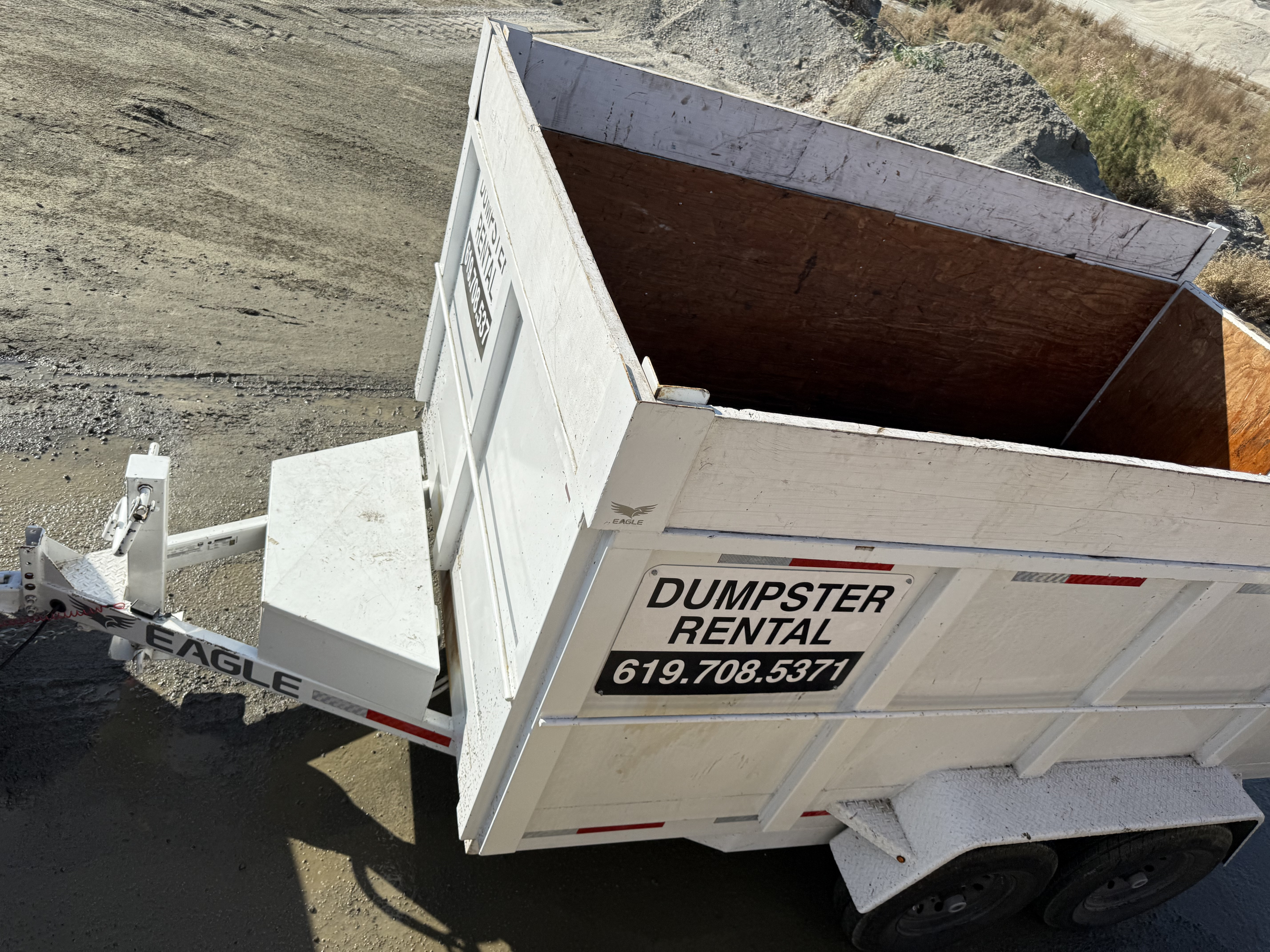 QuickDumpNow dump trailer in San Diego